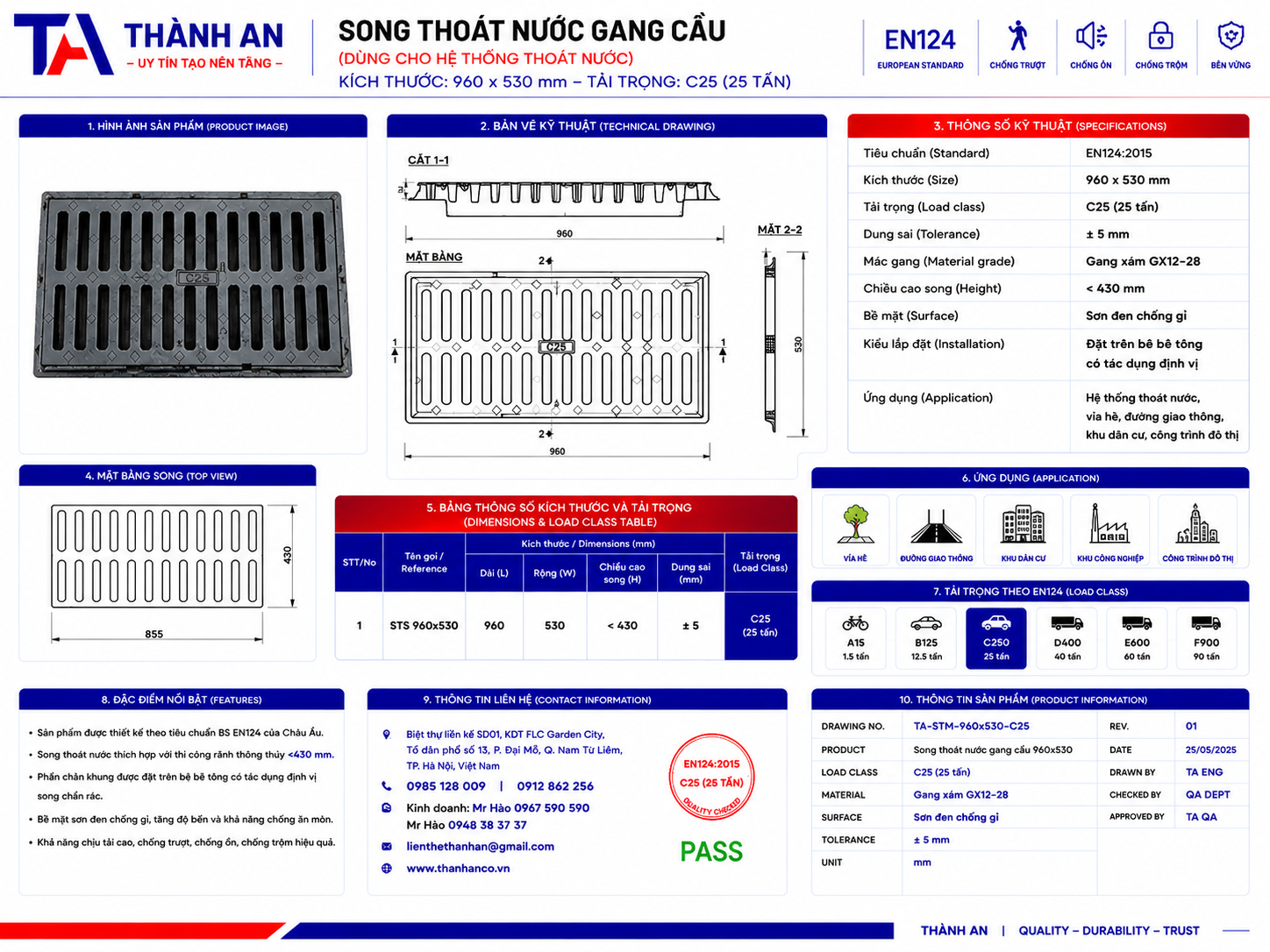 Bản vẽ hình học chi tiết