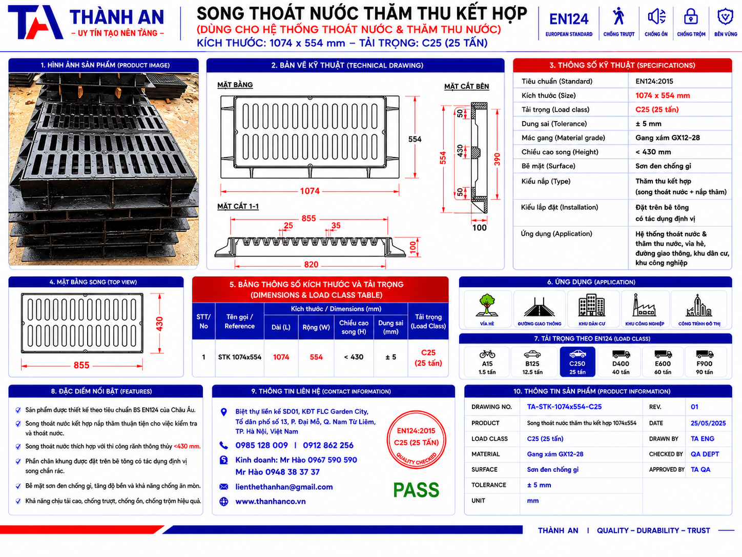 Bản vẽ hình học chi tiết